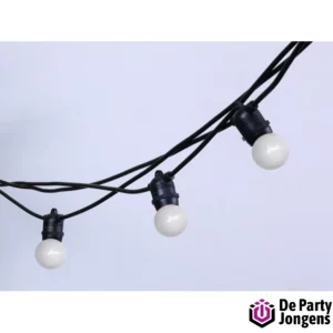 PRIKKABEL KOPPELBAAR 10 METER 20 FITTINGEN WARM WITTE LAMPEN