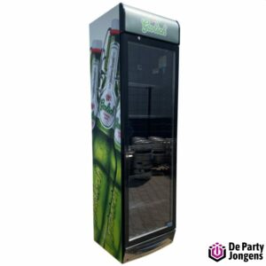 GROLSCH GLASDEURKOELKAST OP TROLLEY