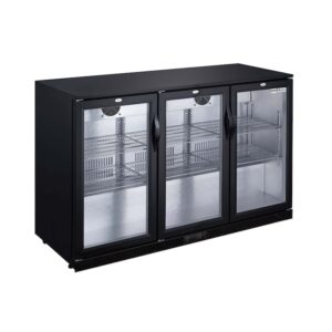 GLASDEURKOELKAST BARMODEL 3-DEURS